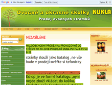 Tablet Screenshot of ovocne-stromky.com